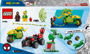 LEGO SPIDEY - INSEGUIMENTO SUI DINO-VEICOLI DI SPIN ED ELECTRO - 11198
