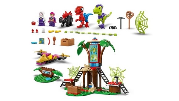 LEGO SPIDEY - BATTAGLIA CON IL RAPTOR AL QUARTIER GENERALE SULLALBERO DI SPIDER