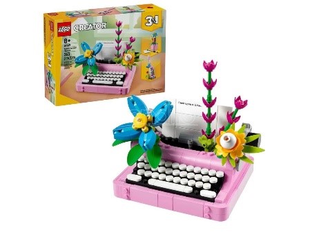 LEGO LEGO CREATOR - MACCHINA DA SCRIVERE CON FIORI - 31169