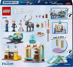LEGO DISNEY PRINCESS - AVVENTURA SULLA SLITTA DI ANNA - 43256