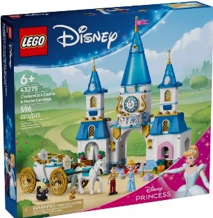LEGO DISNEY PRINCESS - CASTELLO E CARROZZA DI CENERENTOLA - 43275