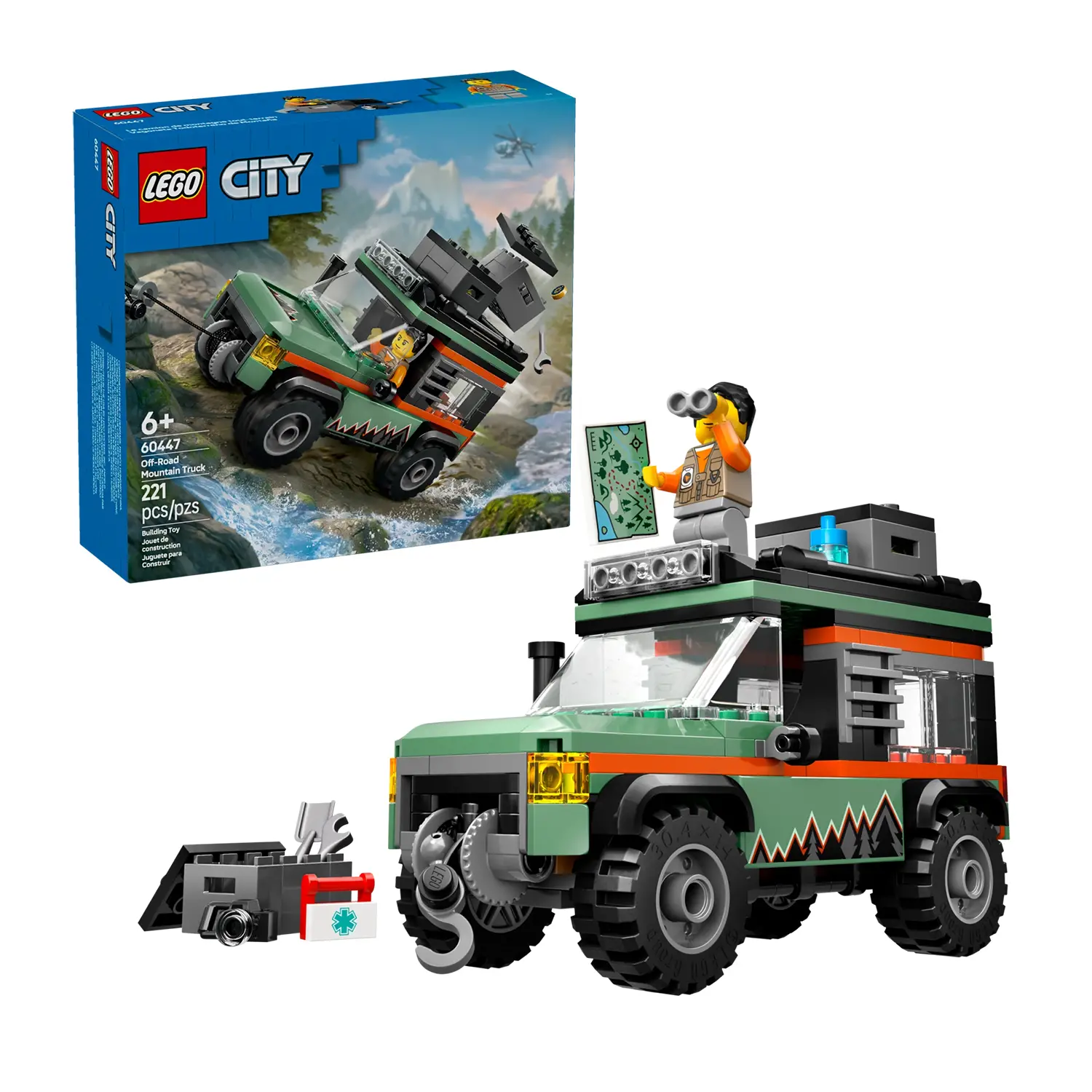 LEGO CITY GREAT VEHICLES - FUORISTRADA DI MONTAGNA 4X4 - 60447