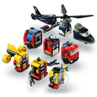 LEGO - CITY GREAT VEHICLES - ELICOTTERO, AUTOPOMPA E SOTTOMARINO - 60462