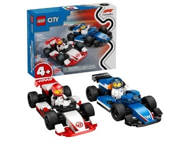 LEGO - CITY FORMULA 1 - MONOPOSTO WILLIAMS RACING E HAAS F1 - 60464