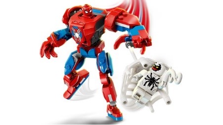 LEGO - SUPER HEROES MARVEL - MECH DI SPIDER-MAN CONTRO ANTI-VENOM - 76308