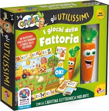 CAROTINA PENNA PARLANTE GLI UTILISSIMI I GIOCHI DELLA FATTORIA