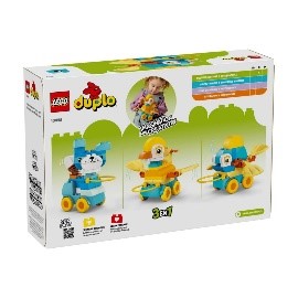 LEGO - DUPLO TOWN - ANIMALI SU RUOTE 3 IN 1 - 10448