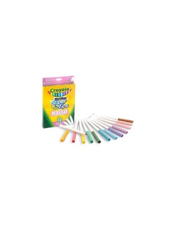 12 PENNARELLI SUPERPUNTA COLORI PASTELLO
