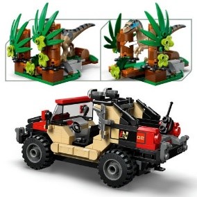 LEGO - JURASSIC WORLD - FUGA DAL RAPTOR SUL FUORISTRADA - 76972