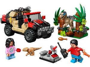 LEGO - JURASSIC WORLD - FUGA DAL RAPTOR SUL FUORISTRADA - 76972