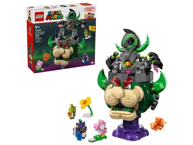 LEGO - SUPER MARIO - PRINCIPE FLORIAN E BOWSER CASTELLO - 72042
