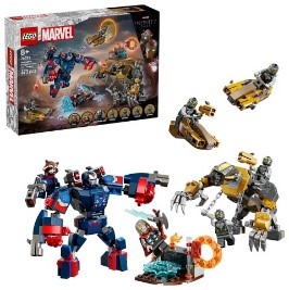 LEGO - SUPER HEROES MARVEL - AVENGERS: ENDGAME THOR CONTRO CHITAURI - 76322