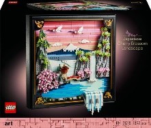 ART - PAESAGGIO GIAPPONESE CON CILIEGI FIORITI - 31218