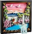 ART - PAESAGGIO GIAPPONESE CON CILIEGI FIORITI - 31218
