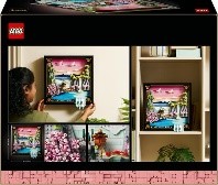 LEGO - ART - PAESAGGIO GIAPPONESE CON CILIEGI FIORITI - 31218