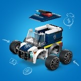 CITY BRICK RIDES - VEICOLI  SUV DELLA POLIZIA - 60481