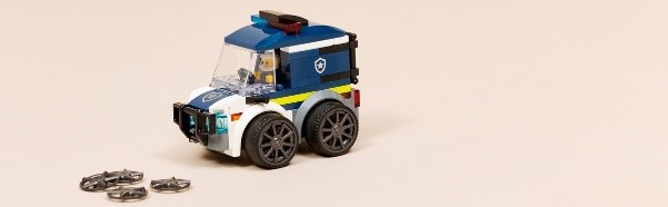 CITY BRICK RIDES - VEICOLI  SUV DELLA POLIZIA - 60481