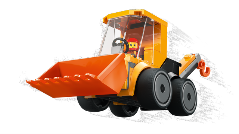CITY BRICK RIDES - VEICOLI  RUSPA DA CANTIERE - 60483