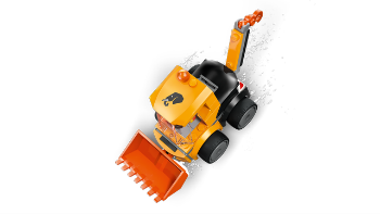 CITY BRICK RIDES - VEICOLI  RUSPA DA CANTIERE - 60483