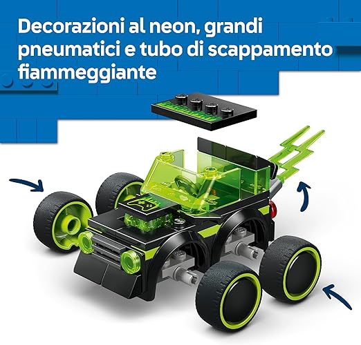CITY BRICK RIDES - VEICOLI  AUTO DA CORSA DA GIOCO - 60484