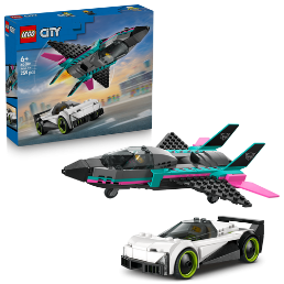 LEGO - CITY GREAT VEHICLES - JET CONTRO AUTO SPORTIVA - 60489