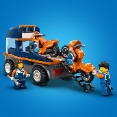LEGO - CITY GREAT VEHICLES - TRASPORTATORE DI MOTO - 60491