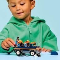LEGO - CITY GREAT VEHICLES - TRASPORTATORE DI MOTO - 60491