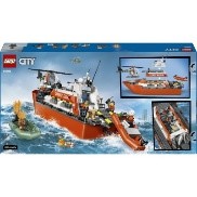 LEGO - CITY EXPLORATION - MOTOSCAFO DI SOCCORSO ED ELICOTTERO DELLA GUARDIA COST