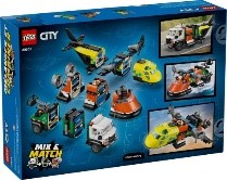 LEGO - CITY GREAT VEHICLES - REMIX AEREO, CAMION DI SERVIZIO E HOVERCRAFT - 6050