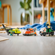 CITY GREAT VEHICLES - REMIX AEREO, CAMION DI SERVIZIO E HOVERCRAFT - 60505