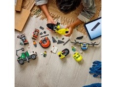 LEGO - CITY GREAT VEHICLES - REMIX AEREO, CAMION DI SERVIZIO E HOVERCRAFT - 6050