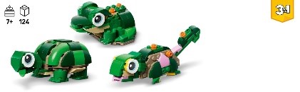 LEGO CREATOR - TARTARUGA CON FIORE DI NINFEA - 31377