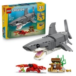 LEGO CREATOR - SQUALO CON SCRIGNO DEL TESORO - 31381