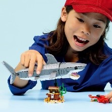 LEGO CREATOR - SQUALO CON SCRIGNO DEL TESORO - 31381