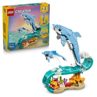 LEGO - CREATOR - ANIMALI MARINI: MERAVIGLIOSI DELFINI - 31385