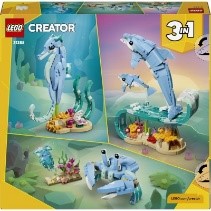 LEGO - CREATOR - ANIMALI MARINI: MERAVIGLIOSI DELFINI - 31385
