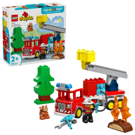 DUPLO TOWN - AUTOPOMPA CON MANICHETTA E POMPIERE - 10473