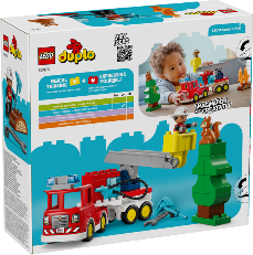 DUPLO TOWN - AUTOPOMPA CON MANICHETTA E POMPIERE - 10473
