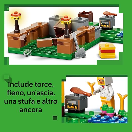MINECRAFT - FATTORIA DI GALLINE - 21585