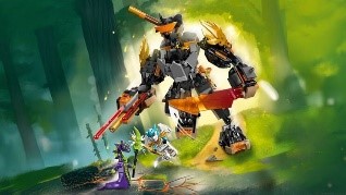 NINJAGO - MECH DELLA MISSIONE DI COLE E DRAGO ZANE - 71854