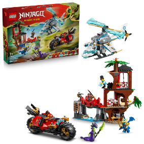 NINJAGO - BATTAGLIA ALLA CASA SULLÕALBERO CON VEICOLO NINJA - 71857
