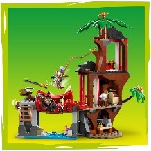 NINJAGO - BATTAGLIA ALLA CASA SULLÕALBERO CON VEICOLO NINJA - 71857