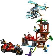 NINJAGO - BATTAGLIA ALLA CASA SULLÕALBERO CON VEICOLO NINJA - 71857