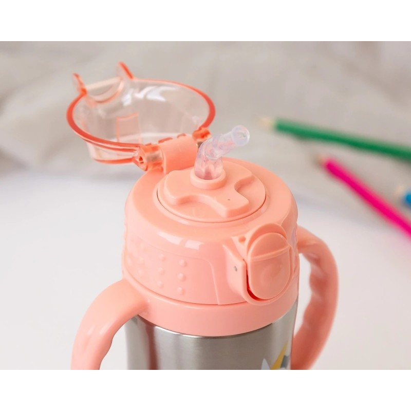 BORRACCIA TERMICA UNICORNO ROSA 280 ML
