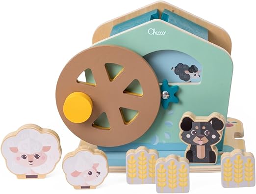 GIOCO LEGNO MULINO DELLE PECORE E CANE