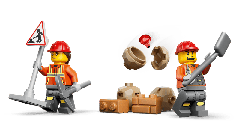 LEGO CITY GREAT VEHICLES - SCAVATRICE DA CANTIERE GIALLA - 60480