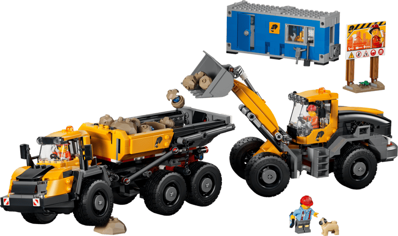 LEGO CITY BIG VEHICLES - CAMION RIBALTABILE E PALA MECCANICA - 60494