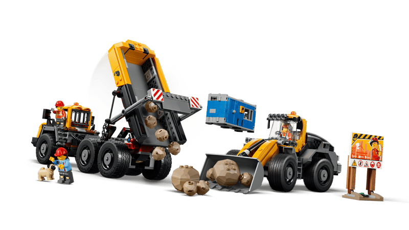 LEGO CITY BIG VEHICLES - CAMION RIBALTABILE E PALA MECCANICA - 60494