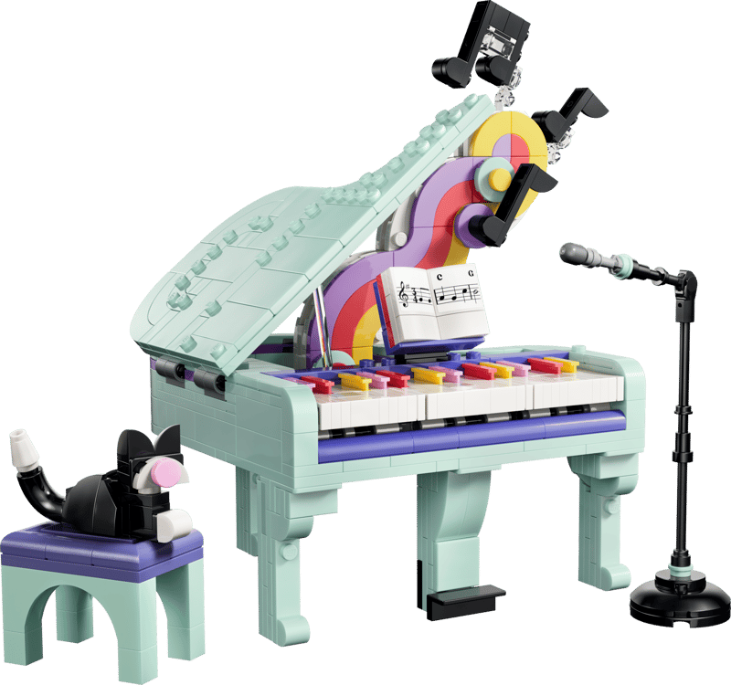 LEGO CREATOR - PIANOFORTE DECORATIVO CON GATTO - 31392