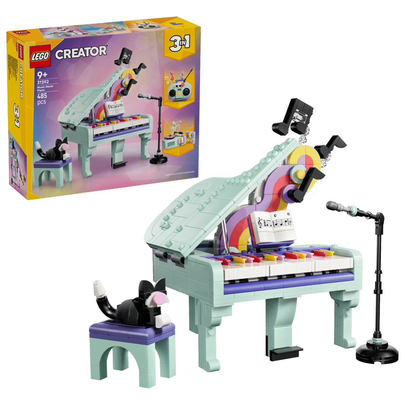LEGO CREATOR - PIANOFORTE DECORATIVO CON GATTO - 31392